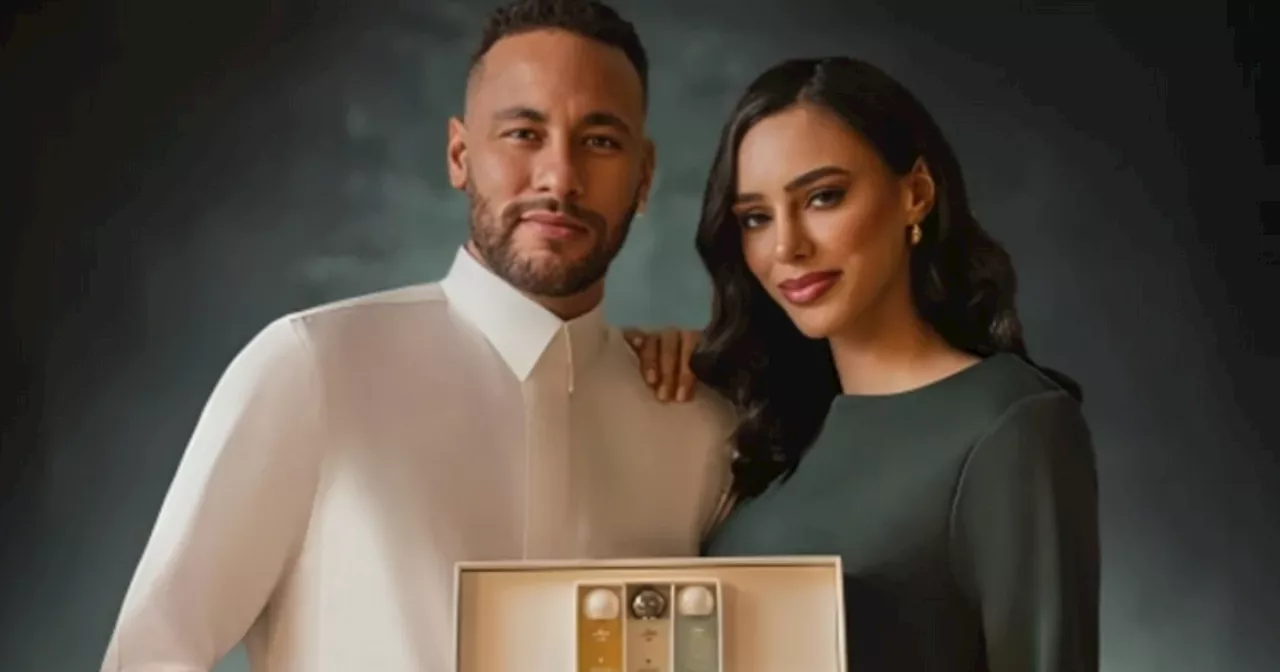 Casal-propaganda: perfume de luxo de Neymar e Bruna Biancardi custa até R$ 300 o frasco