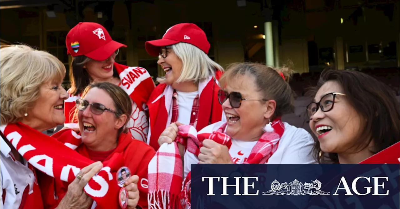 240 minutes for 10 seconds of fame: The labour of love behind the Swans banners