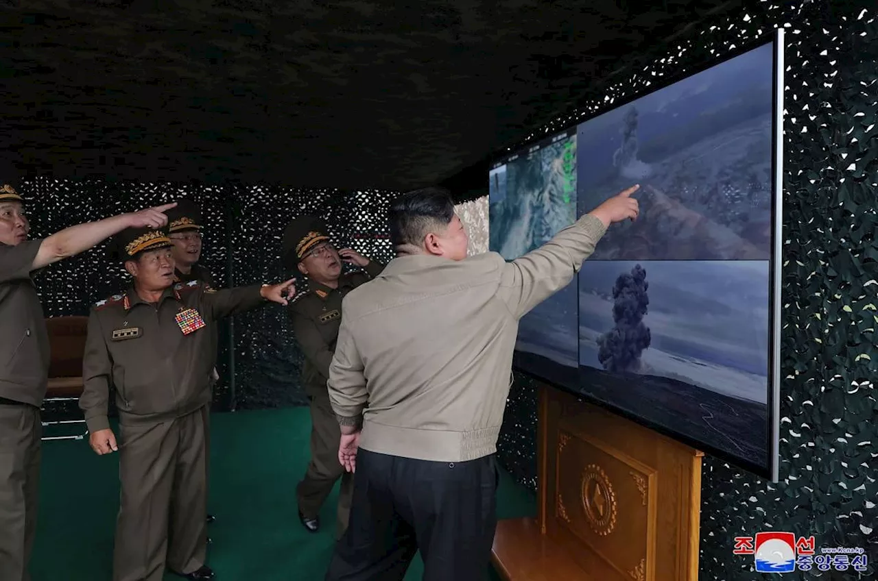 NKorea claims testing missile with huge warhead