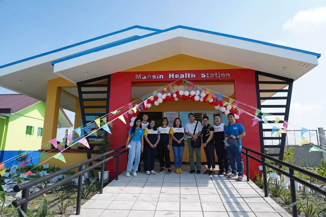 Sun Life Foundation turns over Barangay Health Station to Brgy Maasin in Tarlac