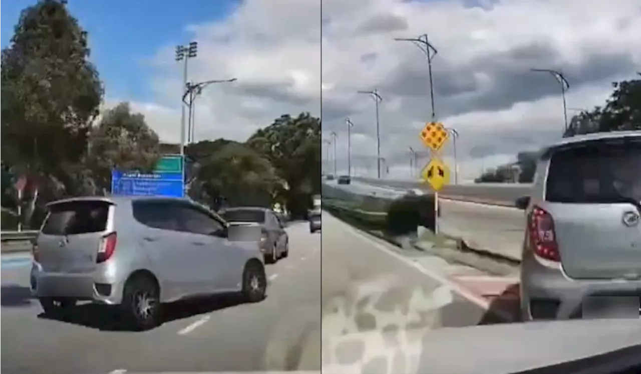 – Axia Selamba ‘Pancung’ Menghala Ke Flyover Buat Ramai Berang