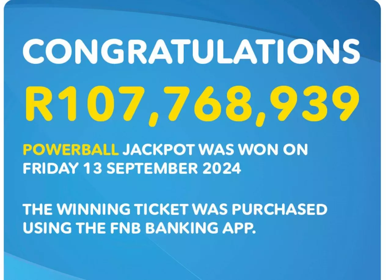 Ithuba urges R107 Powerball winner to claim prize South Africa Head