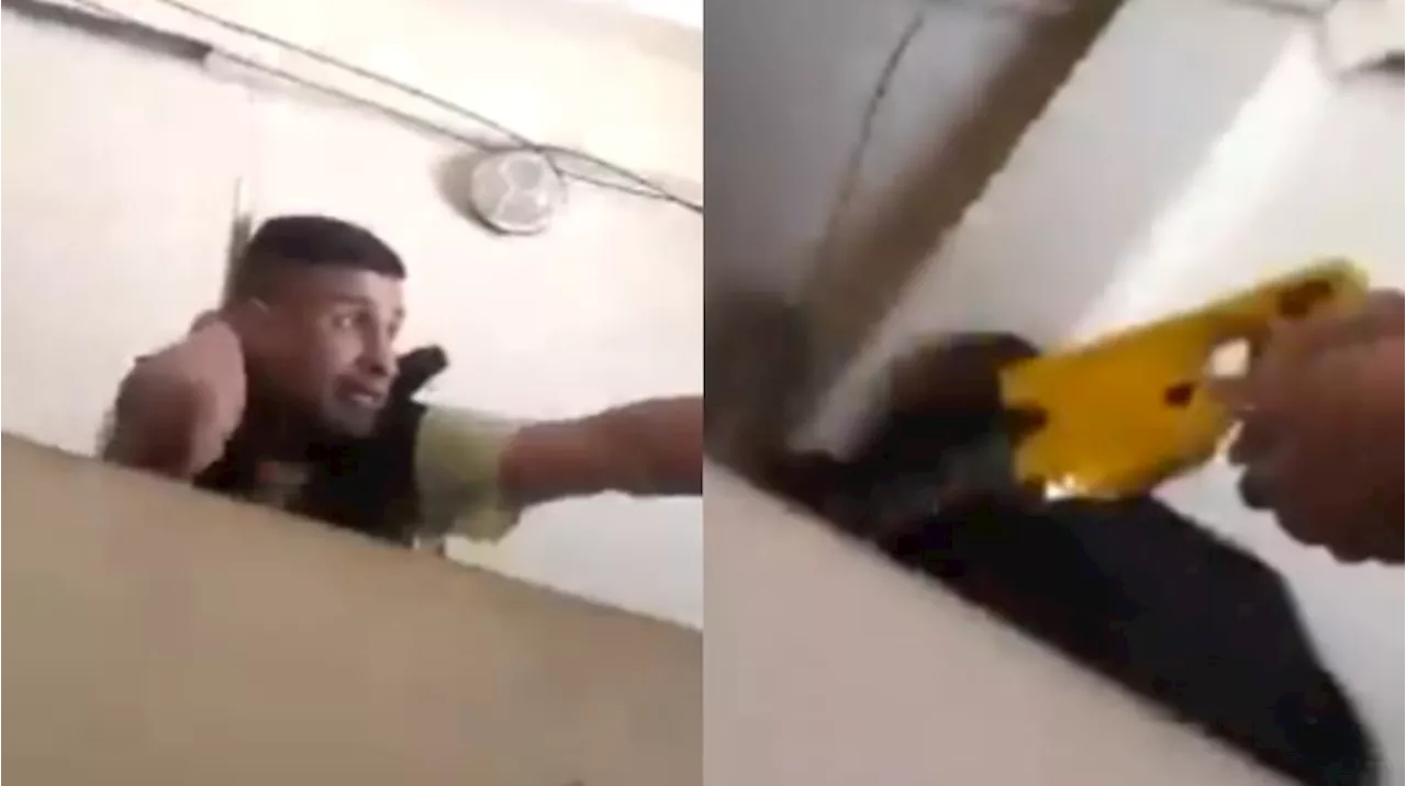 Detenido hombre que amenazó a policías con palos punzantes en Balvanera