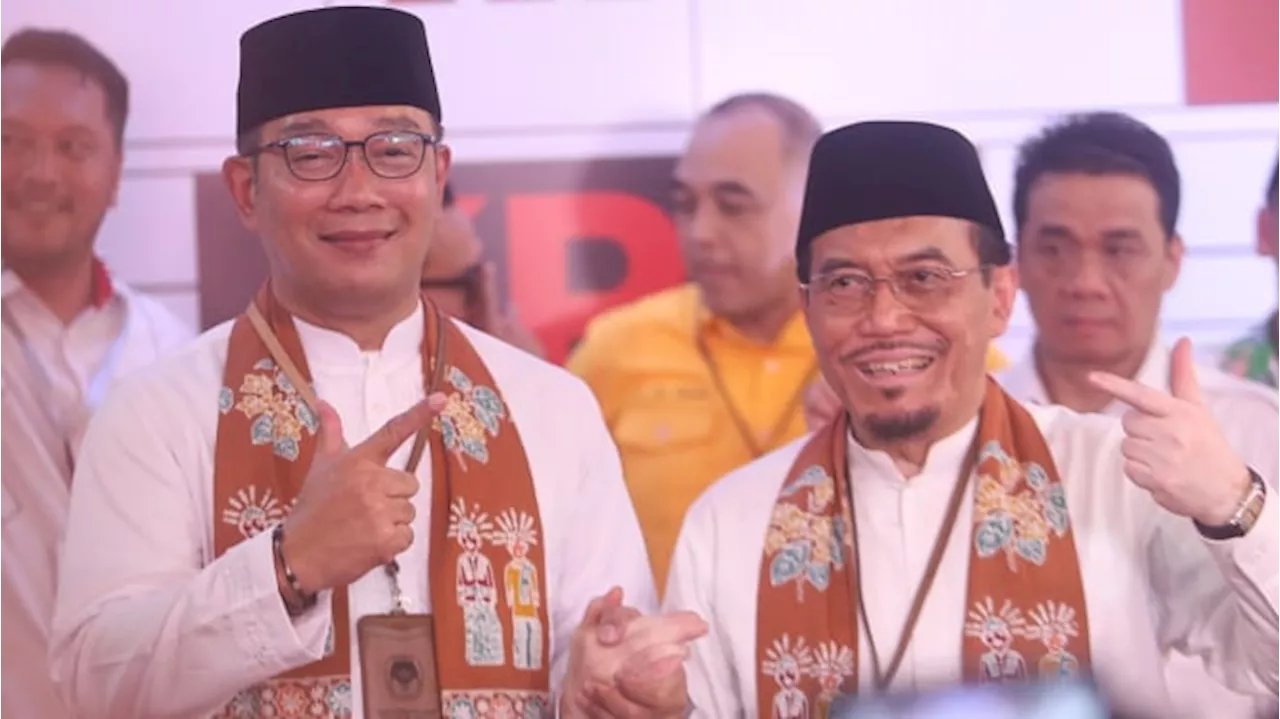 PKS Akui Popularitas Suswono Kecil: Tapi Ridwan Kamil Teratas