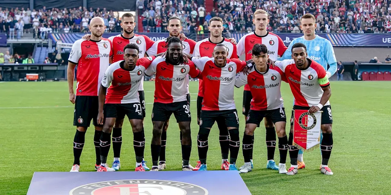 Feyenoord op rapport: drie keer een 4 na afstraffing tegen Leverkusen