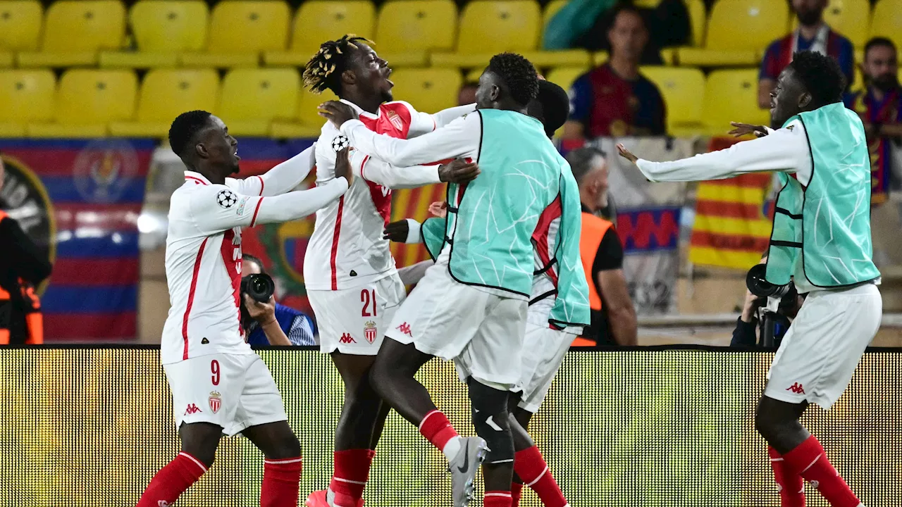 FC Barcelona speelt lange tijd met tien man en gaat ten onder in Monaco