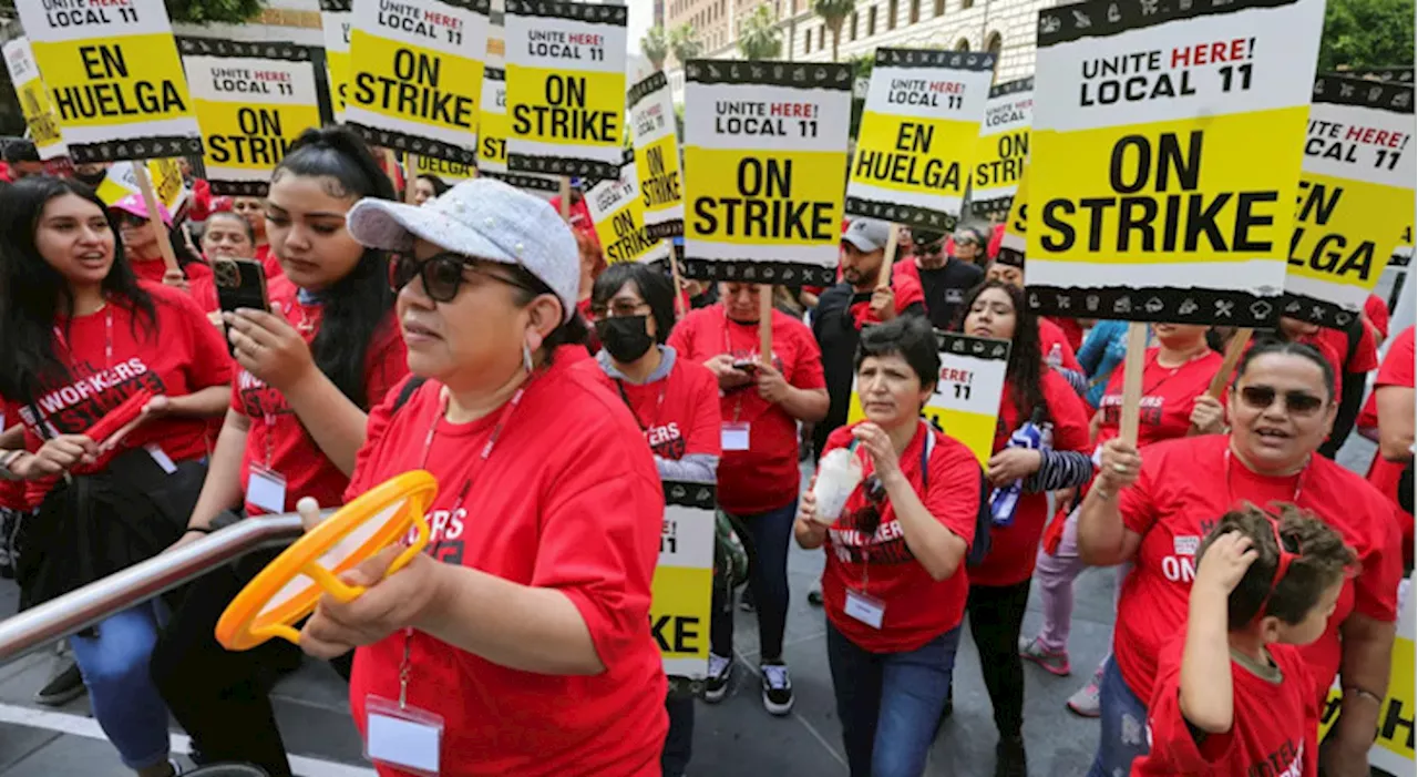 US hotel workers begin strike over holiday weekend, Demanding better conditions