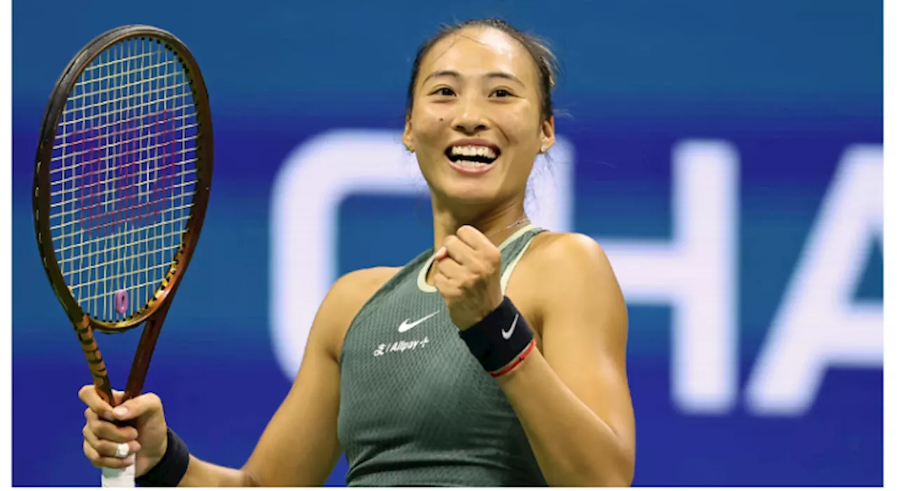 Zheng into US Open quarter-final after record 2:15 am finish