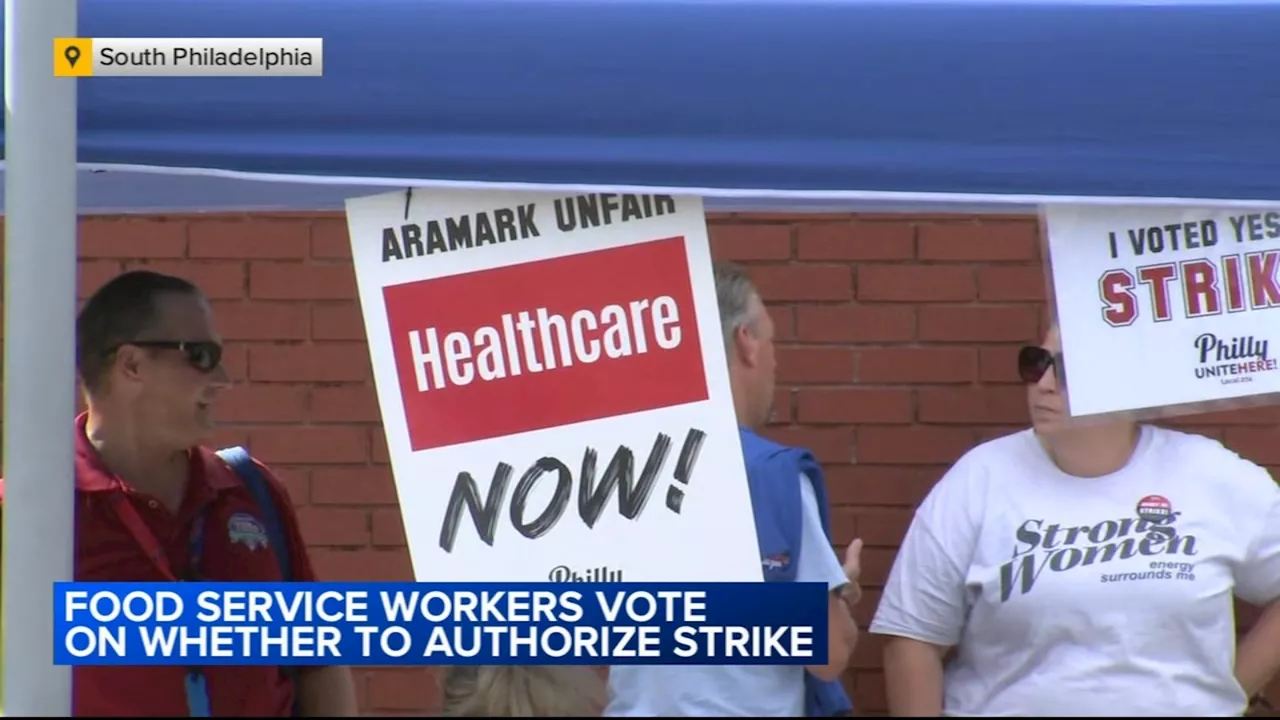 Majority of Aramark workers vote to authorize strike against operations at Citizen's Bank Park