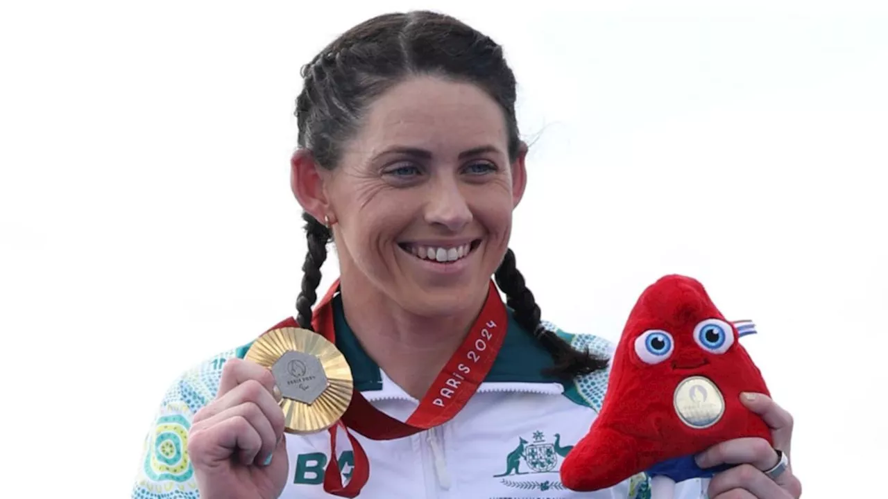 Aussie Paralympian Lauren Parker on the brink of freakish 40-year first after PTWC triathlon gold