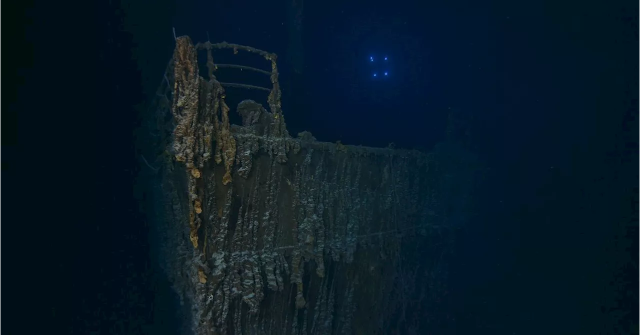 Haunting new images of the Titanic surface after exploration dive