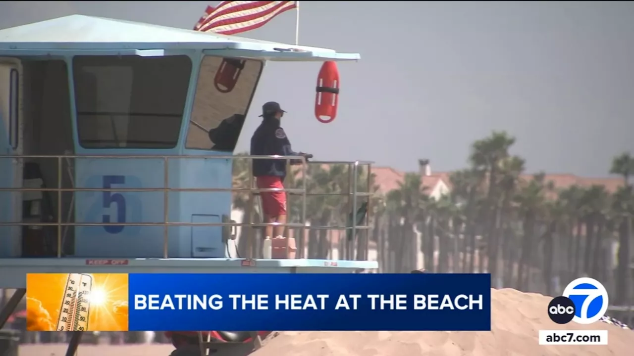 SoCal beaches seeing big crowds over hot Labor Day weekend