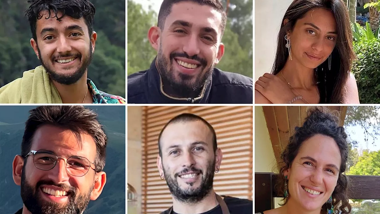 Who were the 6 hostages whose bodies were recovered from Gaza?