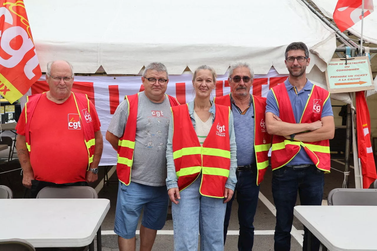 Foire à tout de la CGT à Lisieux : 'la rentrée peut être chaude'