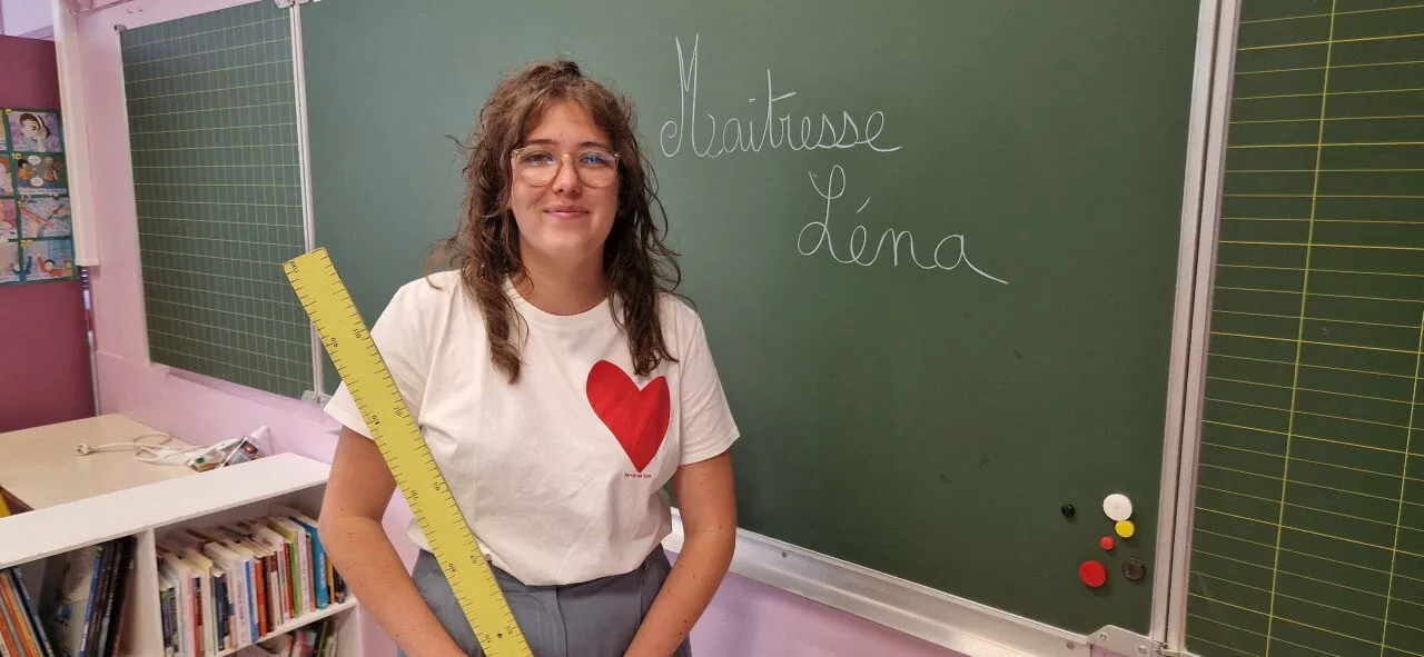 Rentrée scolaire : c'est la première pour Léna dans une école de Pontivy