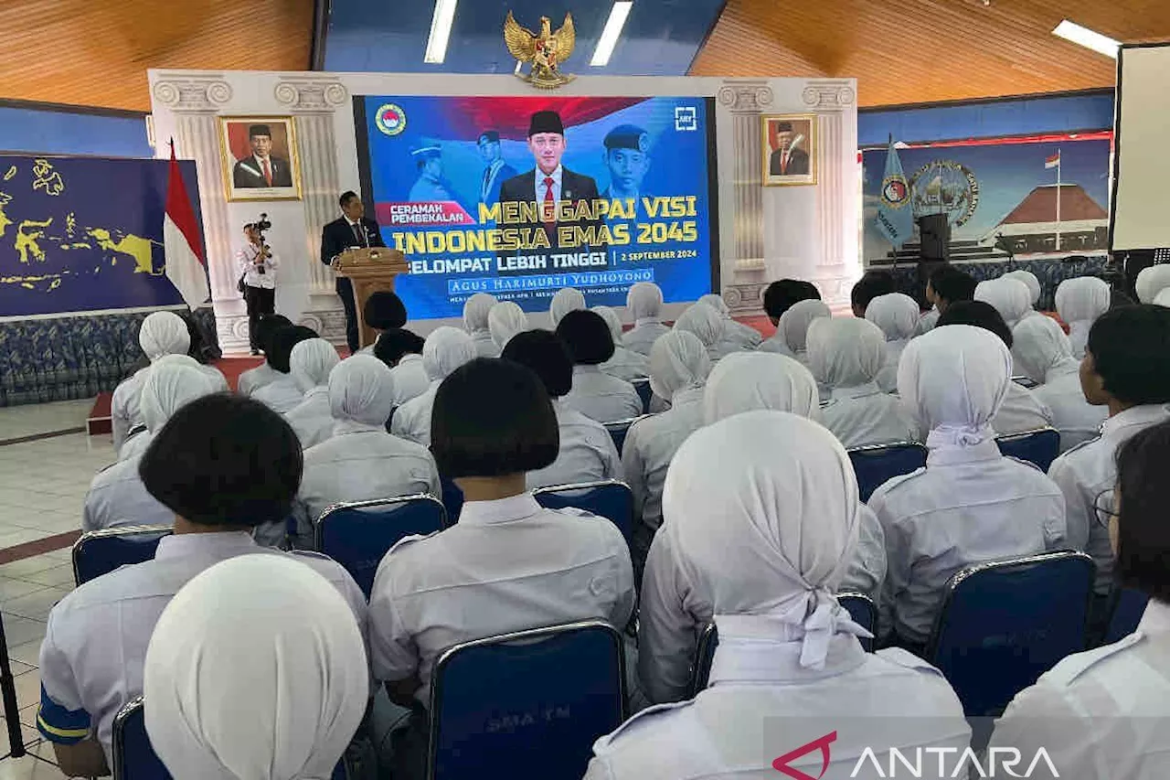 AHY motivasi siswa SMA Taruna Nusantara sambut Indonesia Emas 2045