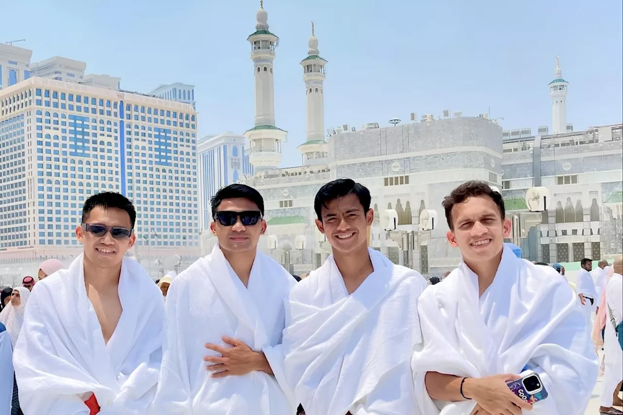 Jelang laga lawan Arab Saudi, 14 pemain timnas jalani umrah