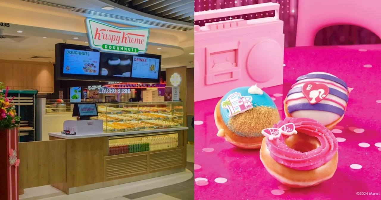 Krispy Kreme celebrates Barbie brand's 65th anniversary with 3 fabulous flavours