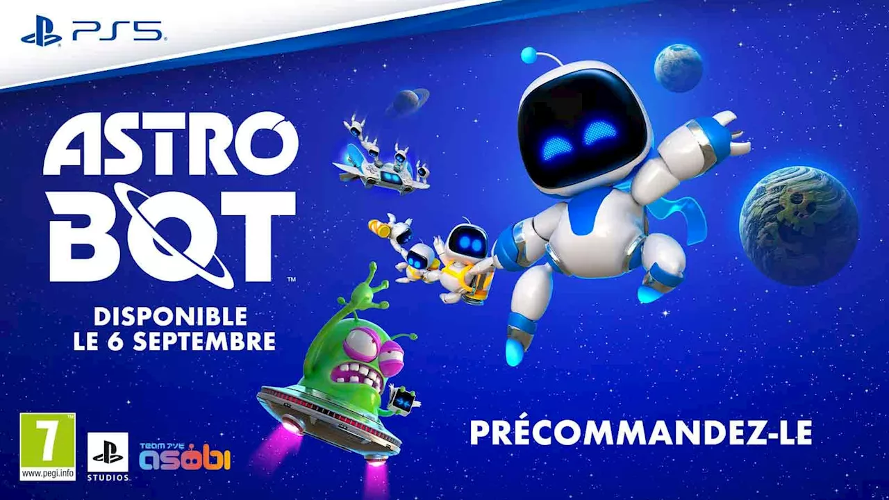 ASTRO BOT: précommandez le nouveau jeu PS5 événement et passez de super moments à jouer en famille