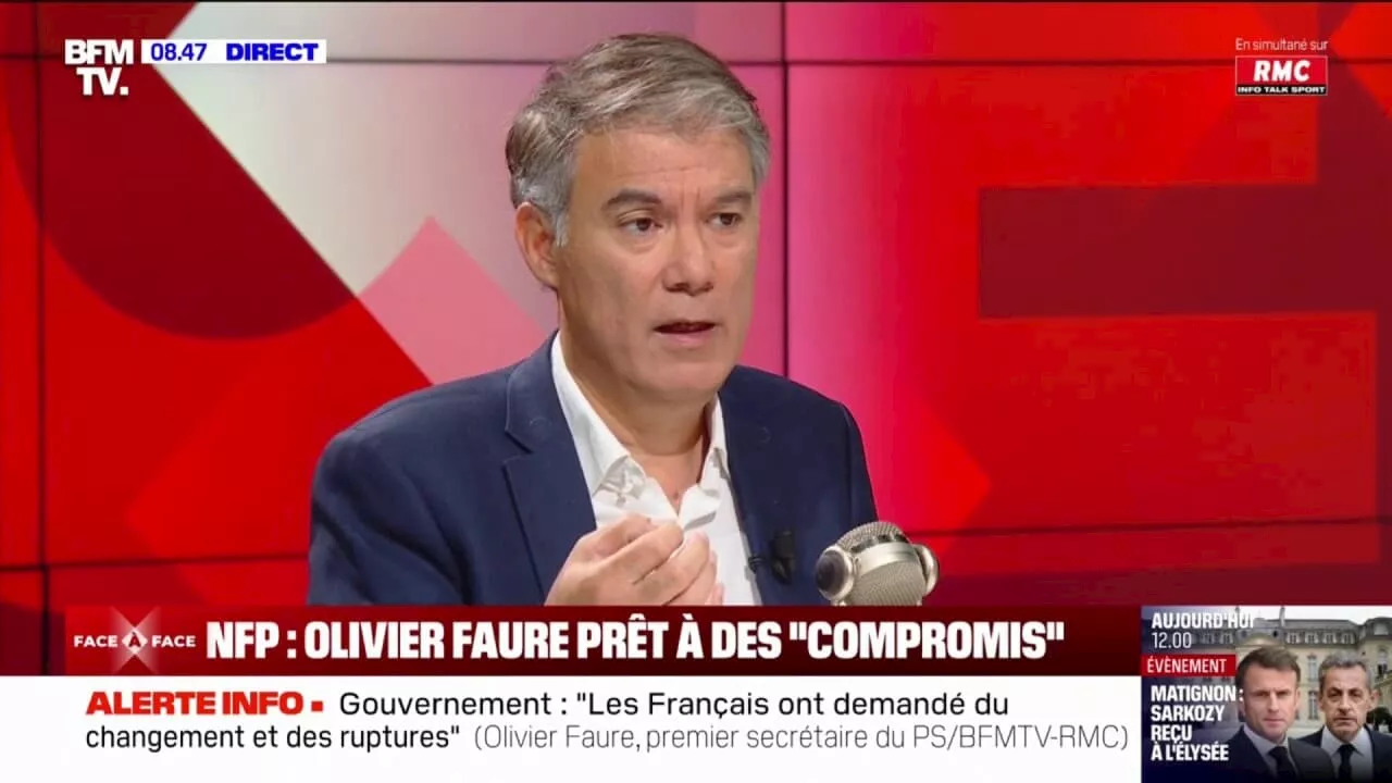 'Bien sûr': Olivier Faure se dit prêt à discuter avec les députés macronistes et LR