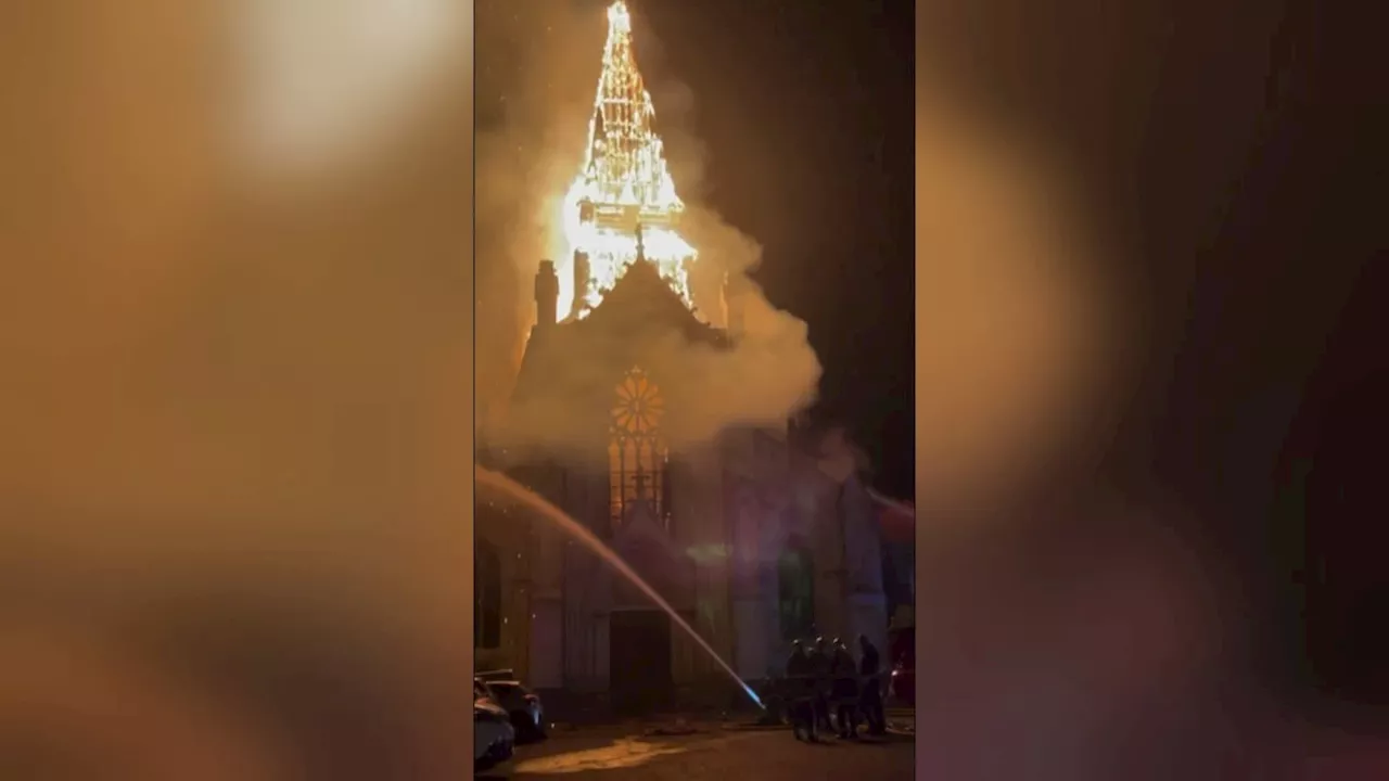 Saint-Omer: une enquête ouverte après l'incendie dans l'église de l'Immaculée-Conception