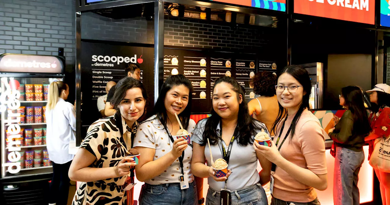 We teamed up with Scooped by Demetres to give away 100 free scoops of ice cream