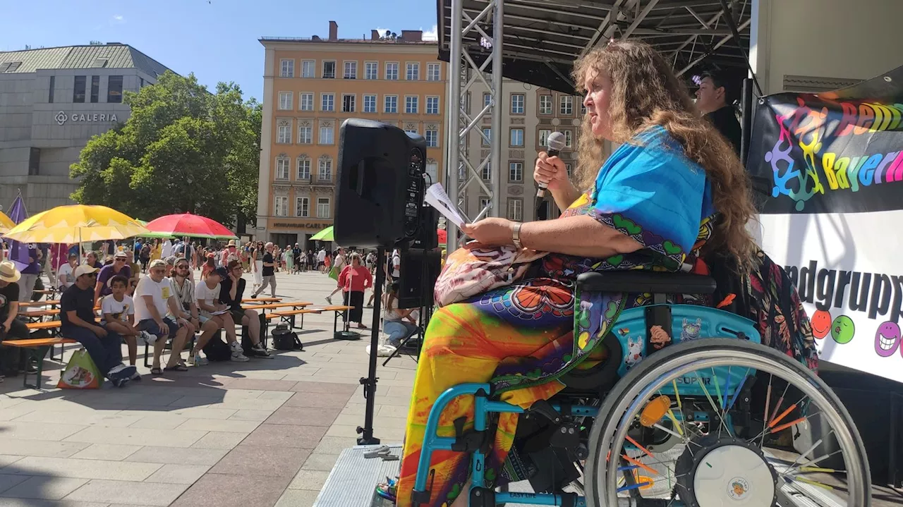 Demo für Teilhabe behinderter Menschen in München