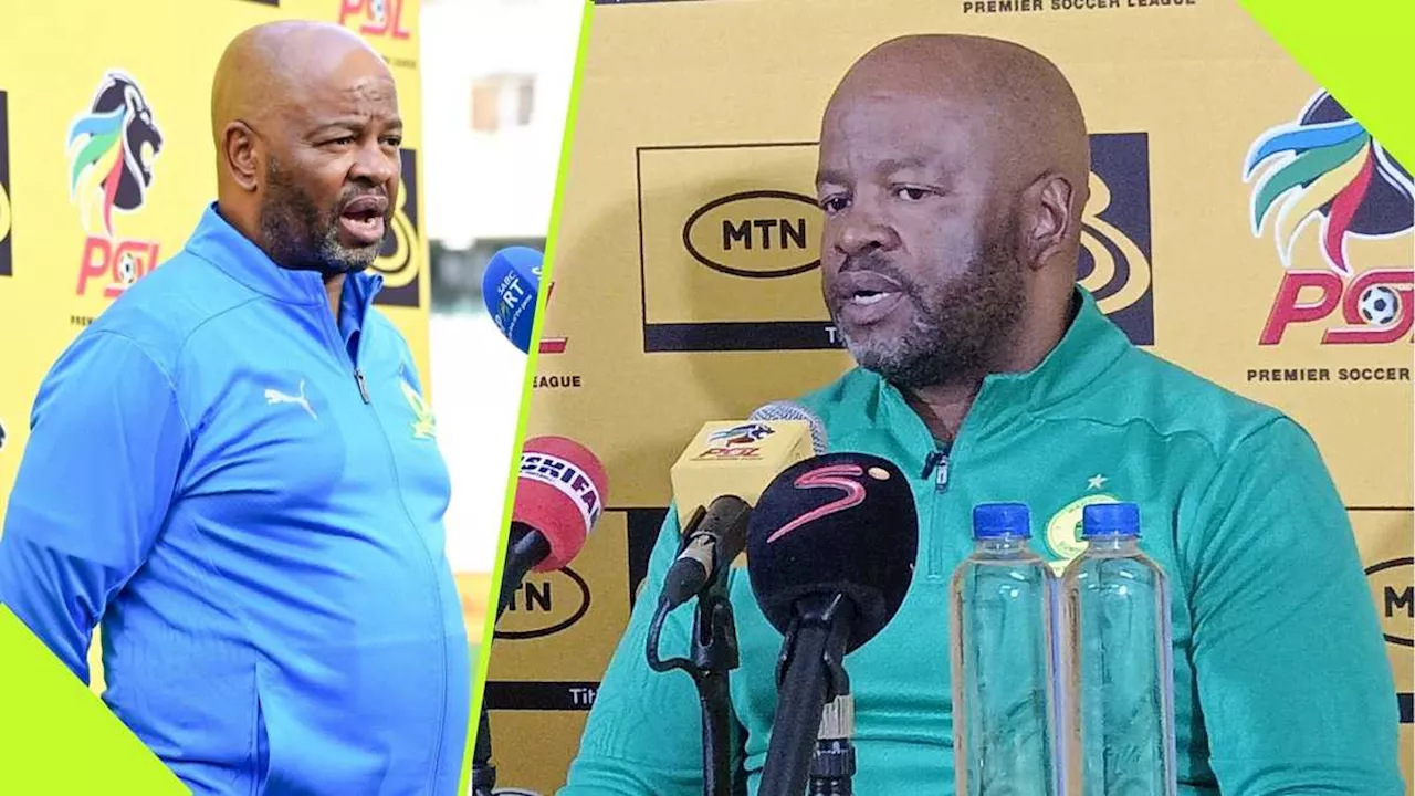 Mamelodi Sundowns Coach Manqoba Mngqithi Is Not Rushing for the Panic Button