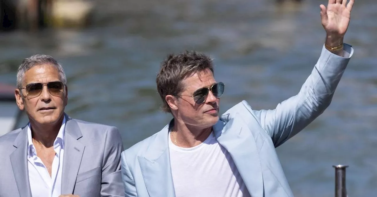 George Clooney und Brad Pitt machen Venedig unsicher