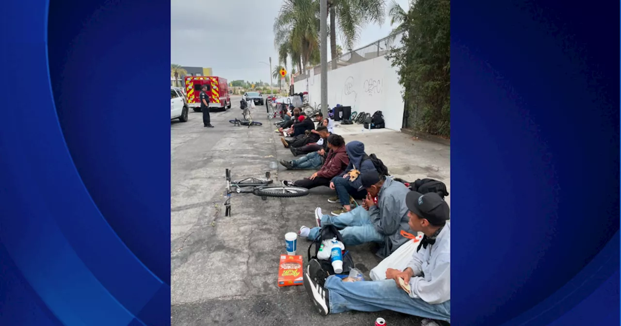 Anaheim police detain more than a dozen people during sweep at park plagued by drug sales