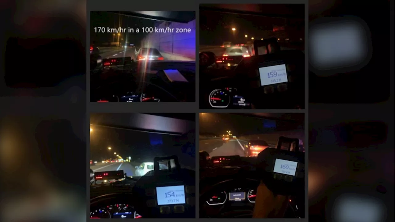 OPP charge multiple speeders on Highway 417 in Ottawa, here's how fast they were going