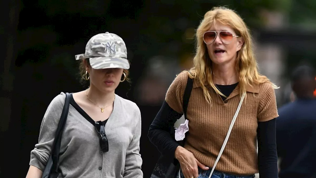 Laura Dern and her stylish daughter Jaya Harper grab lunch together in New York City