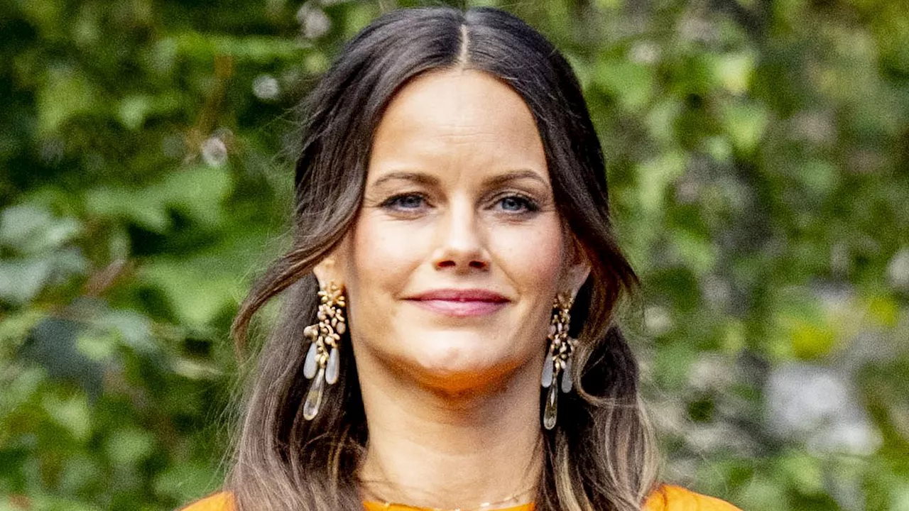 Princess Sofia of Sweden brings the sunshine in a yellow ombré gown for Princess Märtha Louise of...