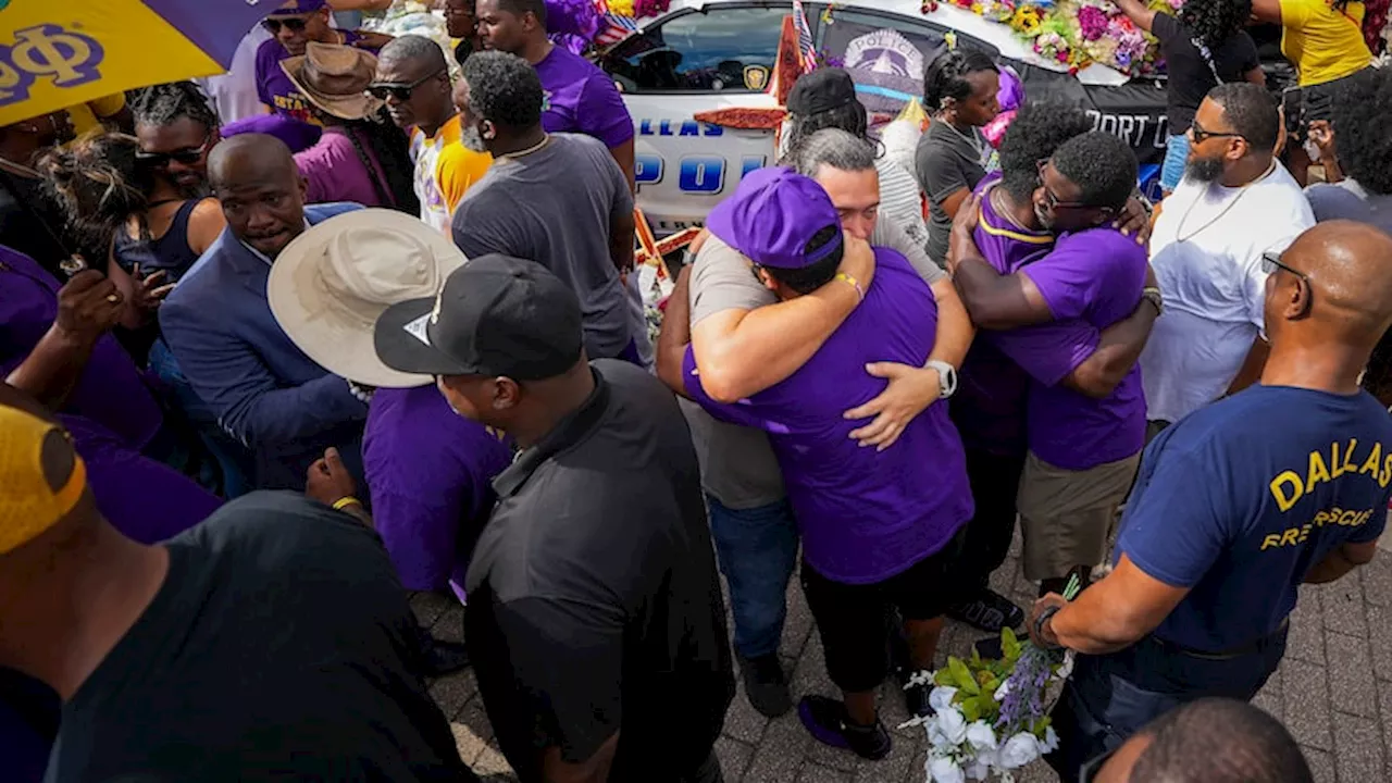 Community, fraternity grieve Dallas police officer Darron Burks