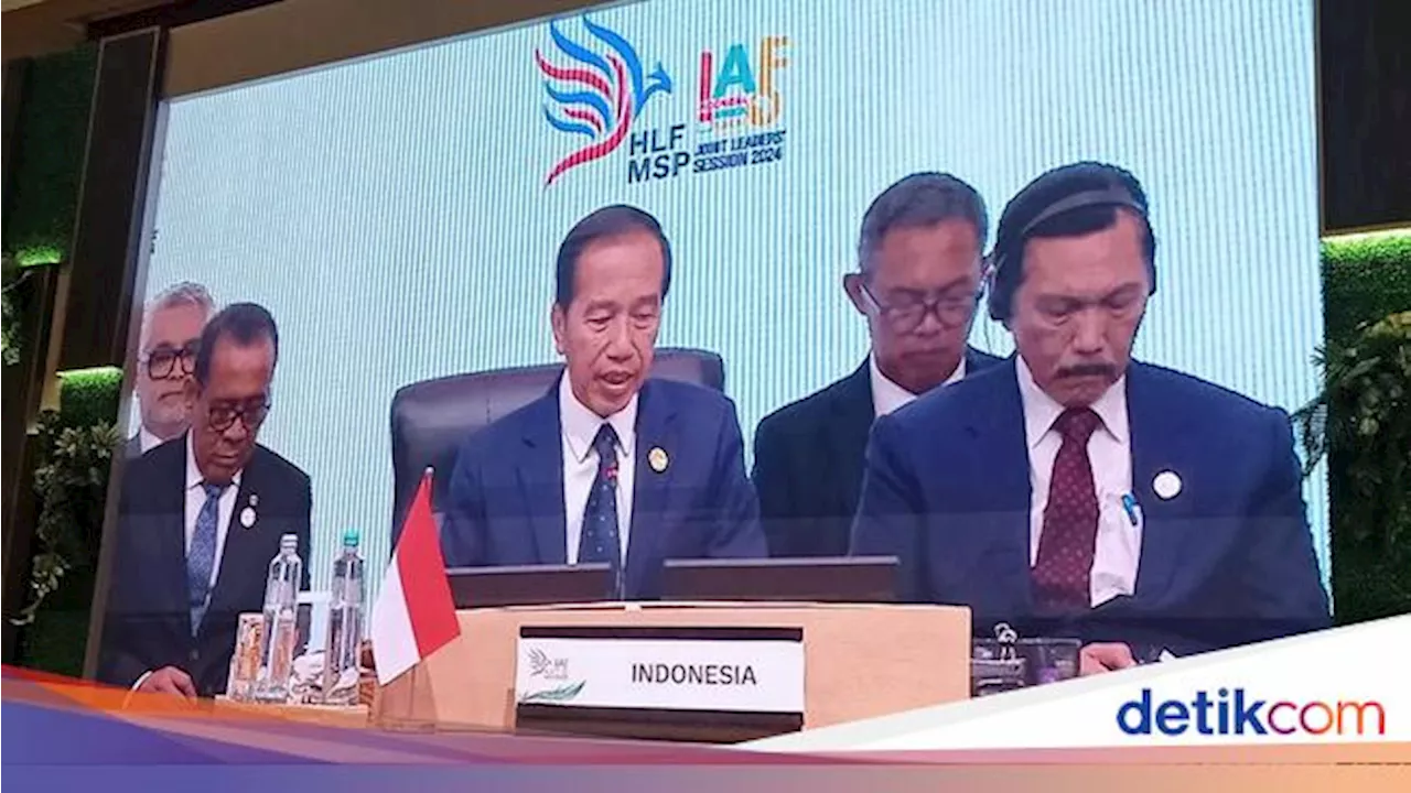 Jokowi Tekankan 4 Poin Wujudkan Pembangunan Global di IAF ke-2 Bali