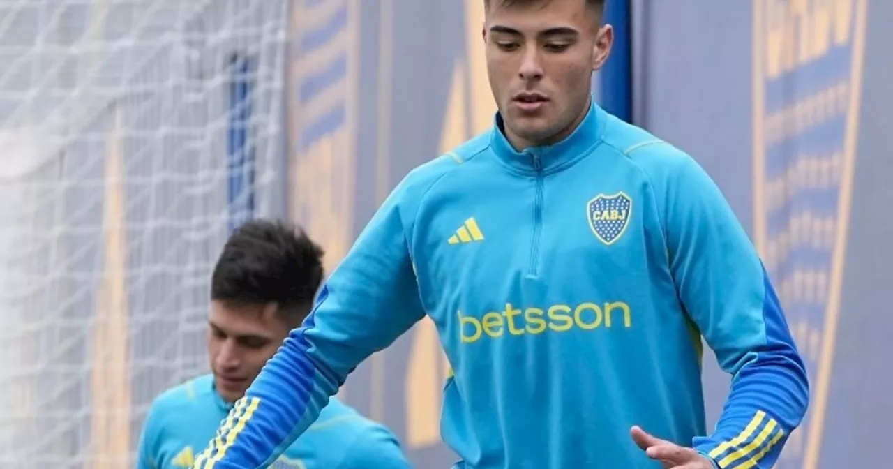 Anselmino, cada vez más titular: 'Tengo la cabeza puesta en Boca, en jugar y ganar acá'