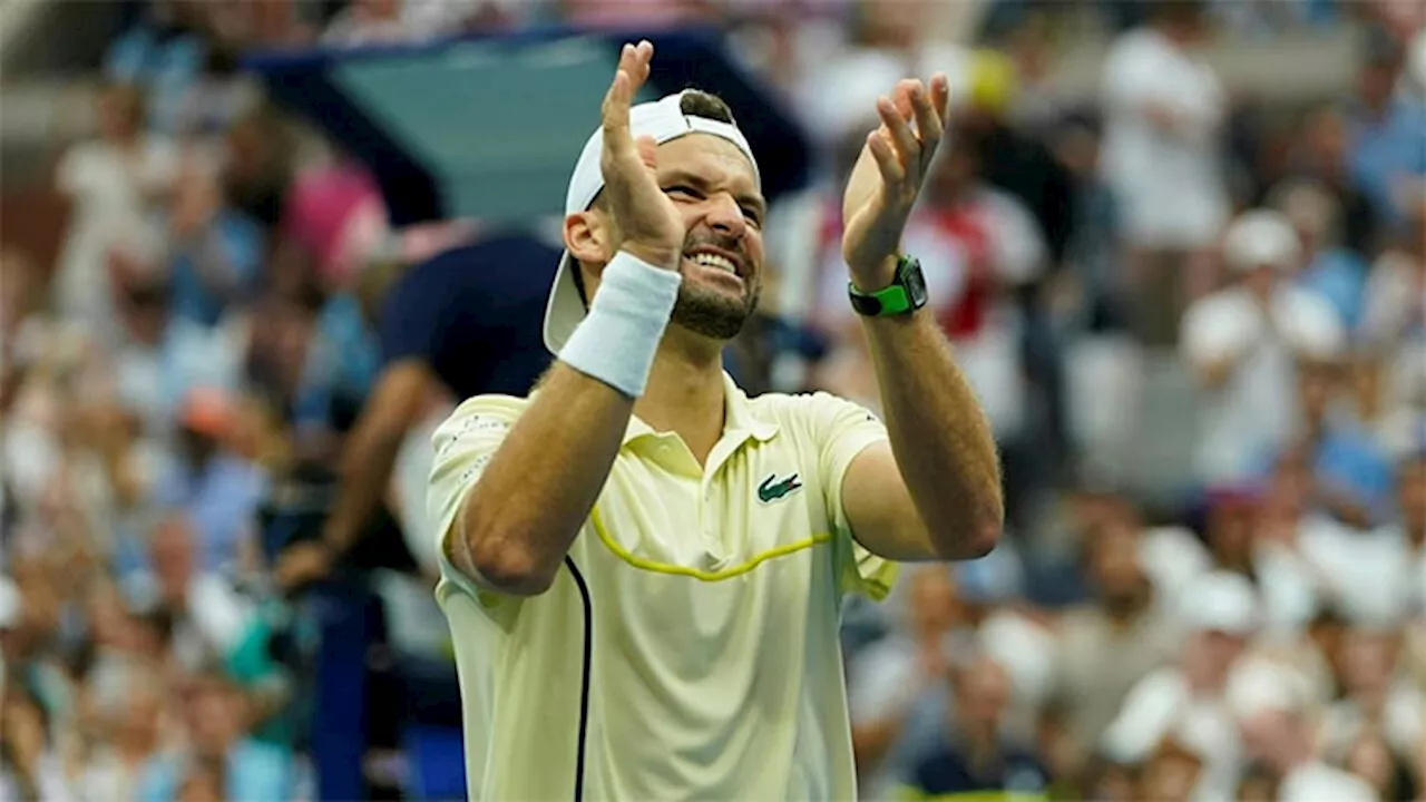 Dimitrov back in US Open last-eight after five years