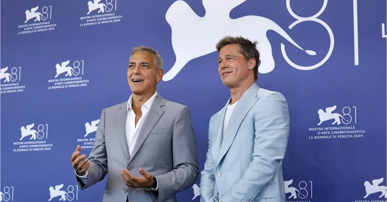 Brad Pitt y George Clooney, dos canallitas con más testosterona que gracia en ‘Wolfs’