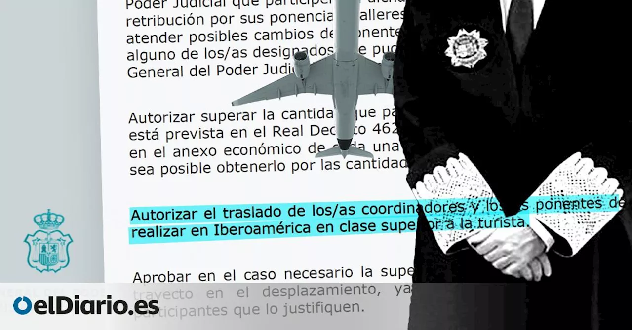 Viajes en primera a dar conferencias en Colombia y Uruguay: las dietas póstumas de los vocales salientes del Poder Judicial