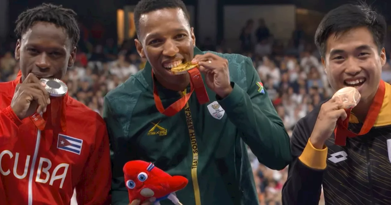 PARALYMPICS 2024: Para-athlete Mpumelelo Mhlongo wins gold in 100m