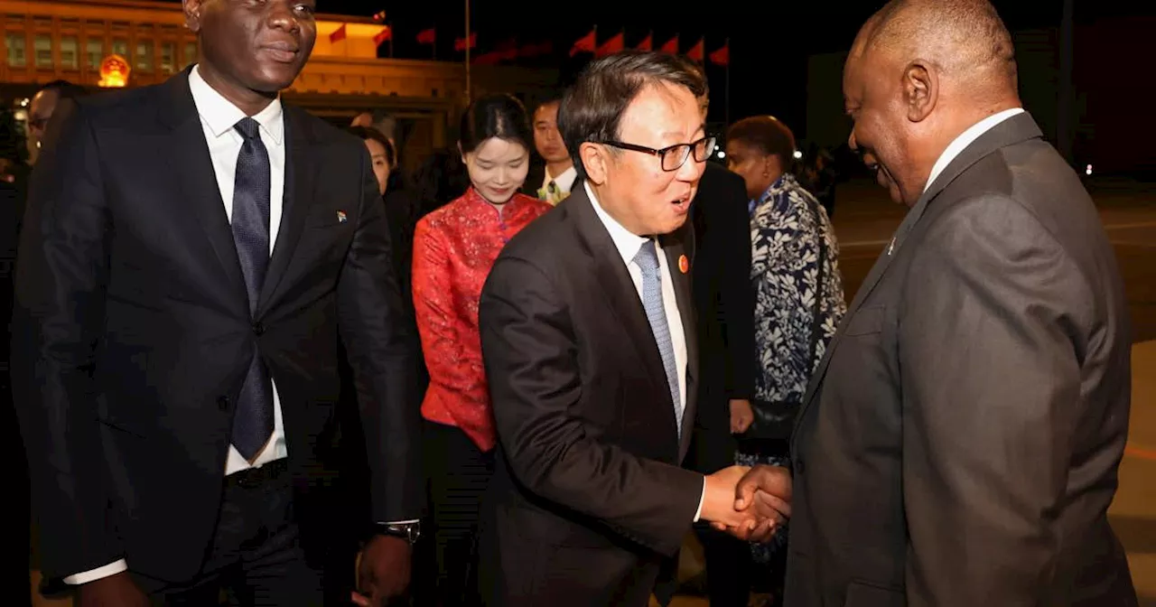 Ramaphosa in China for second state visit to solidify ties, talk trade