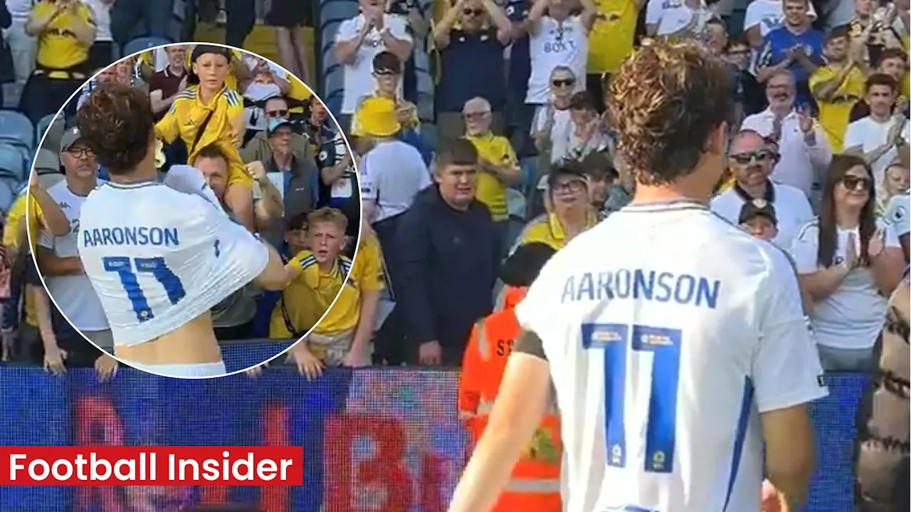 Leeds fans wowed by Brenden Aaronson as new footage emerges