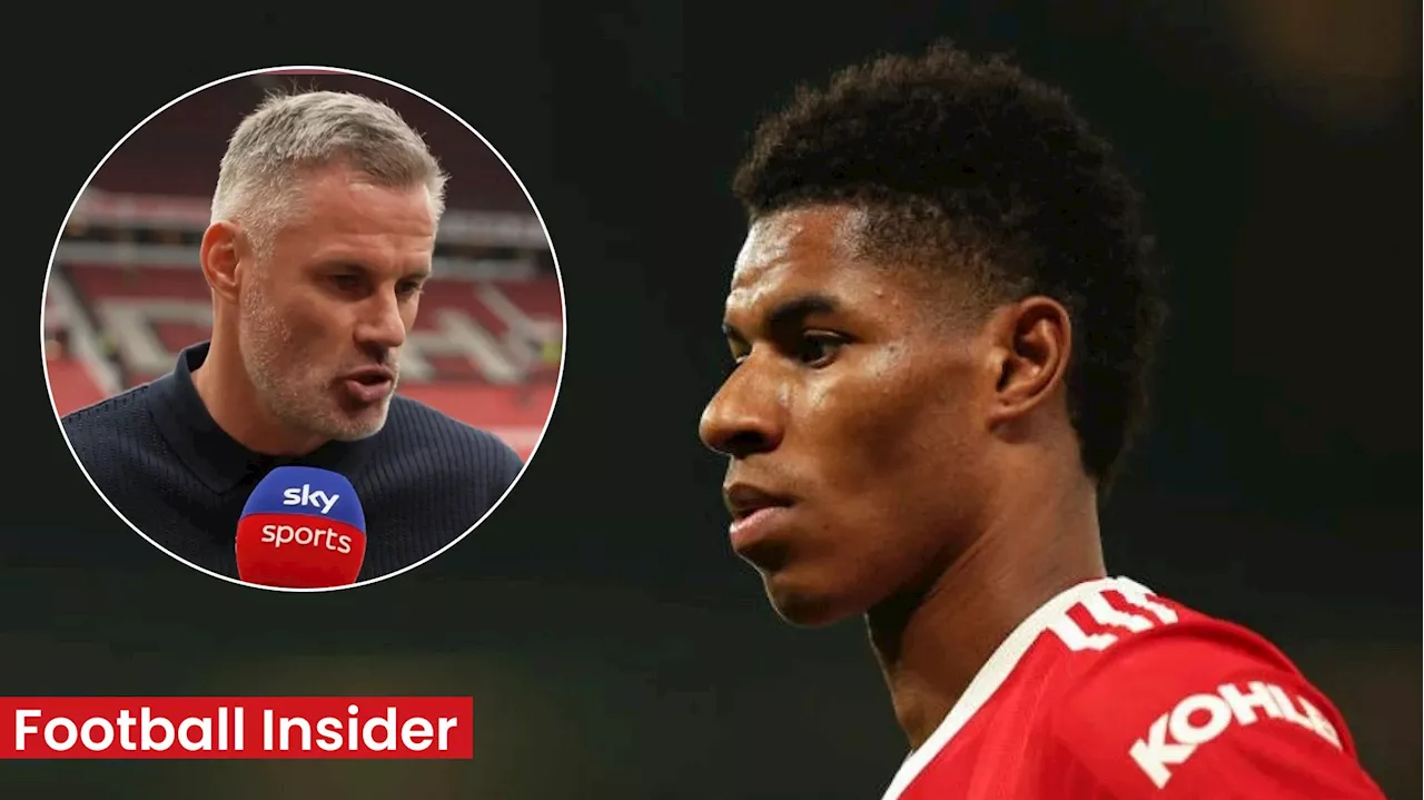 Man United fans agree with Jamie Carragher after shock Marcus Rashford claim