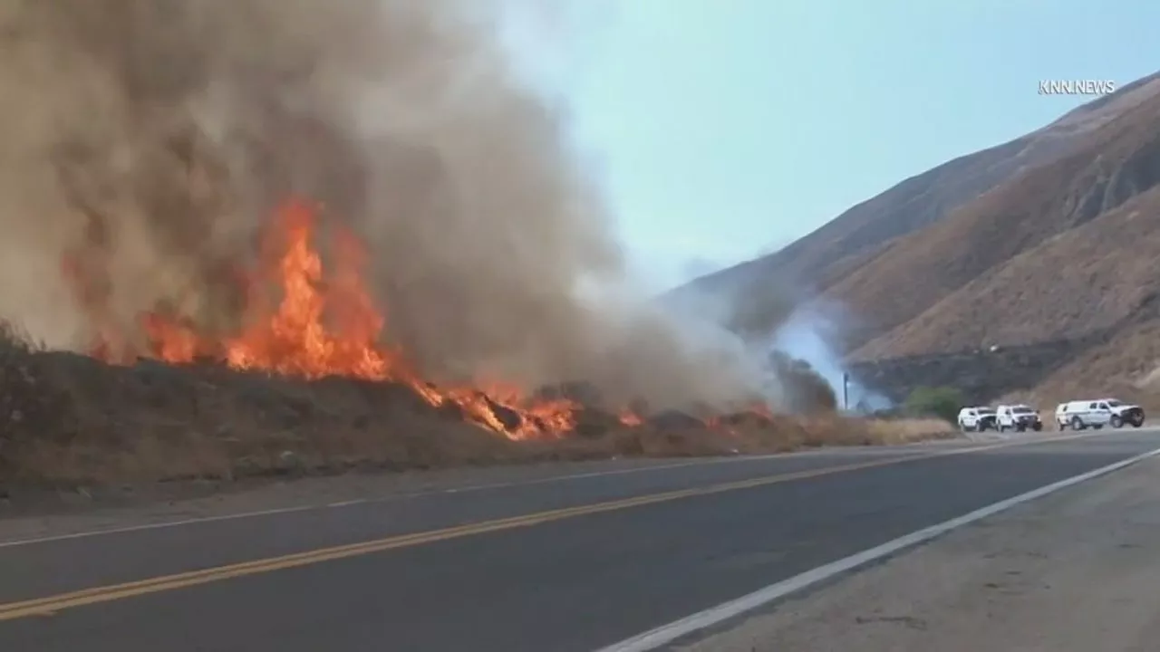 'Record Fire': 6 firefighters hospitalized battling Riverside County blaze