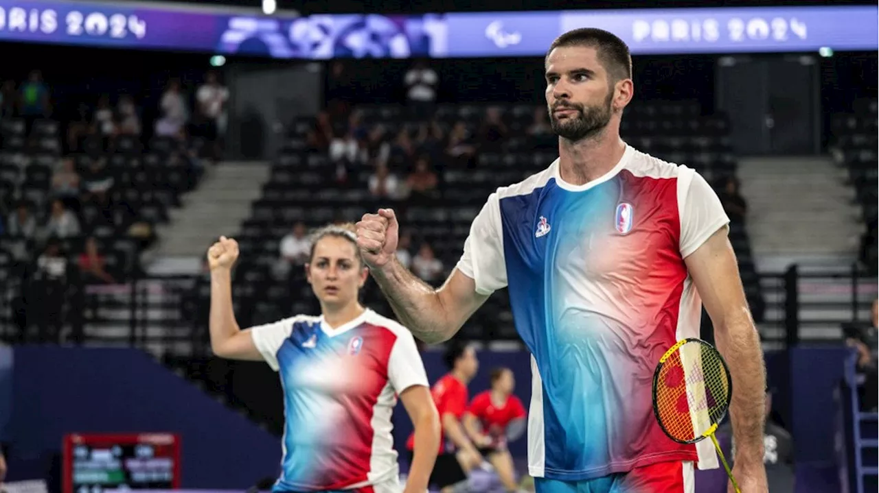 Paralympiques 2024 : Lucas Mazur et Faustine Noël s'offrent la médaille de bronze en double mixte au badminton