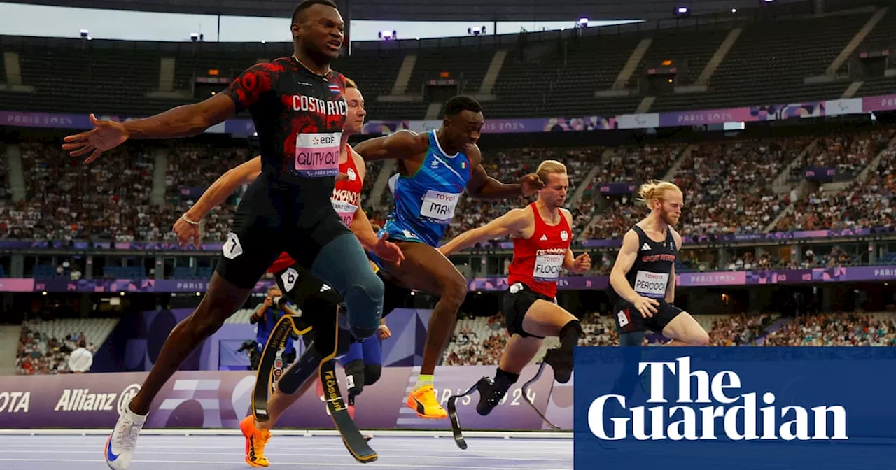 Sherman Guity Guity grabs gold as Jonnie Peacock misses 100m medal