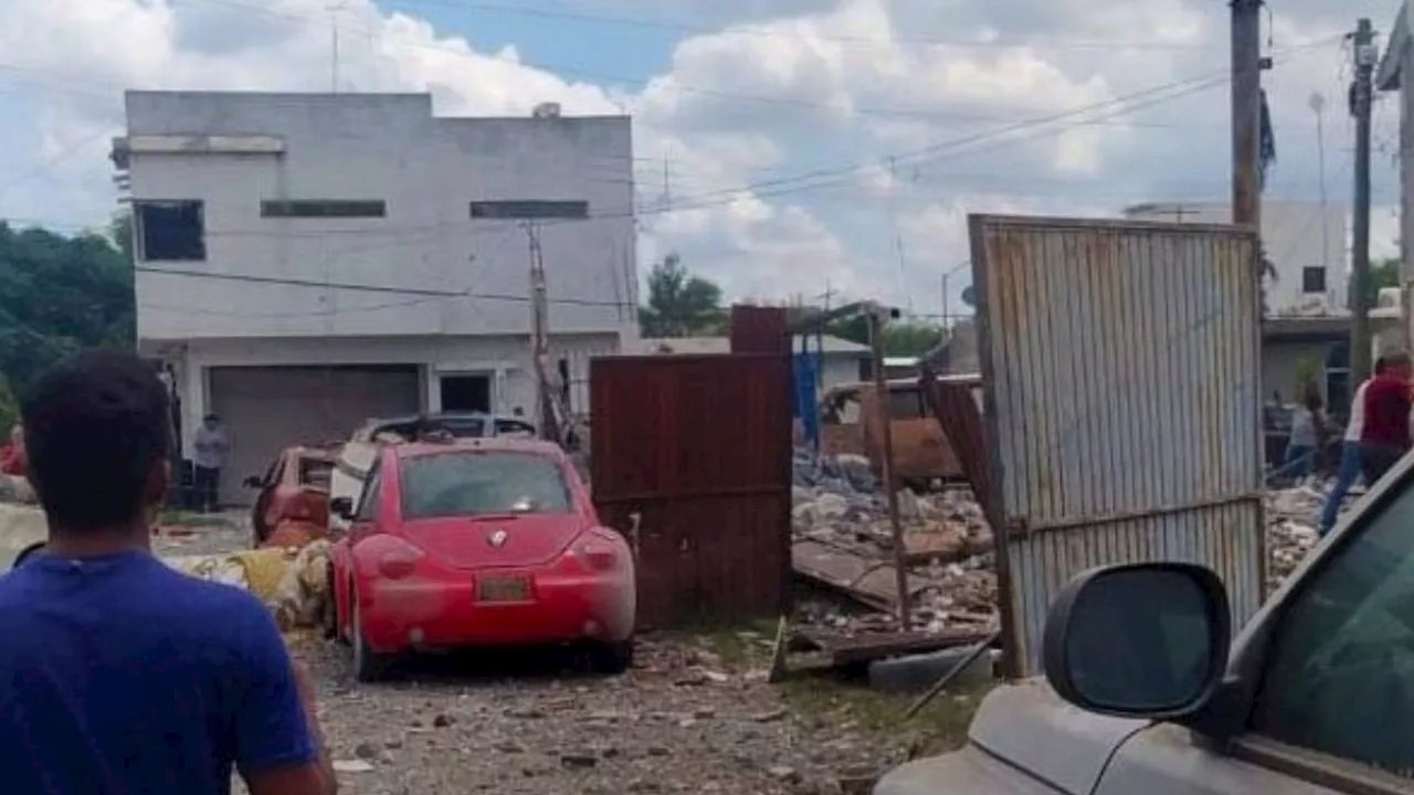 Explosión en Reynosa habría ocasionado muertes y daños en inmuebles y vehículos