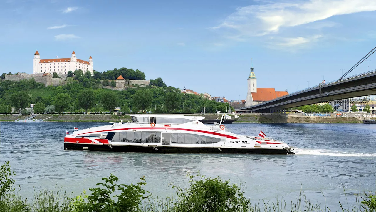  Twin City Liner düst wieder von Wien nach Bratislava