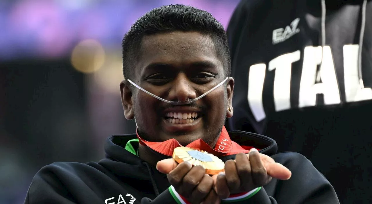 Rigivan Ganeshamoorthy, l'oro con tre record del mondo e l'intervista con la Rai: «Che devo dì?»