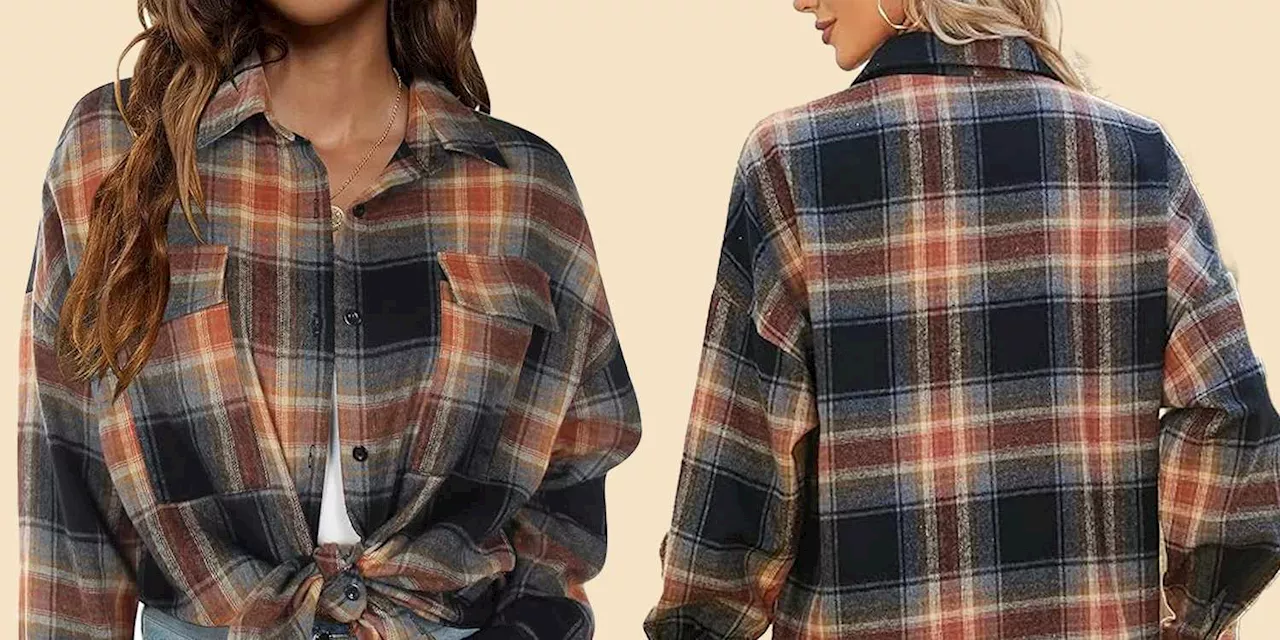 2,600+ Amazon Shoppers Convinced Me to Buy This Soft $15 Flannel for Fall